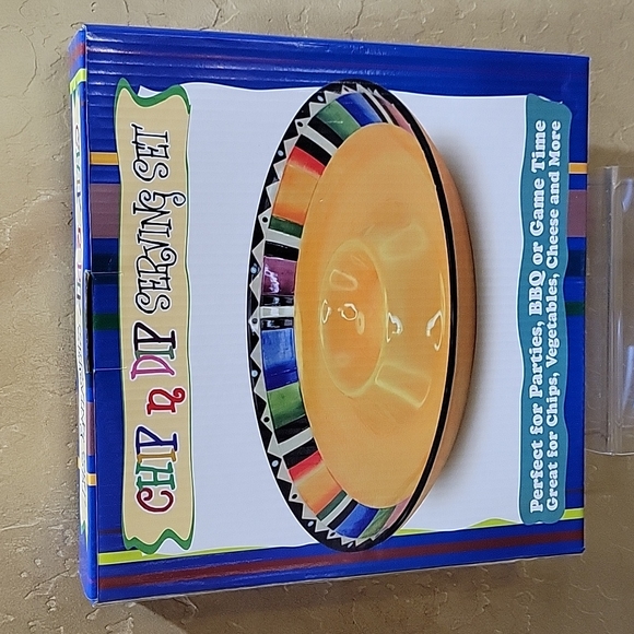 Kitchen Chip N Dip Serving Set Southwest Style Poshmark